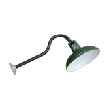 Enamelled swan collar lamp