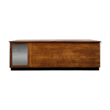 Large 1960s oak trade counter restored