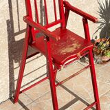 Folding high chair for children aged 2-4 years