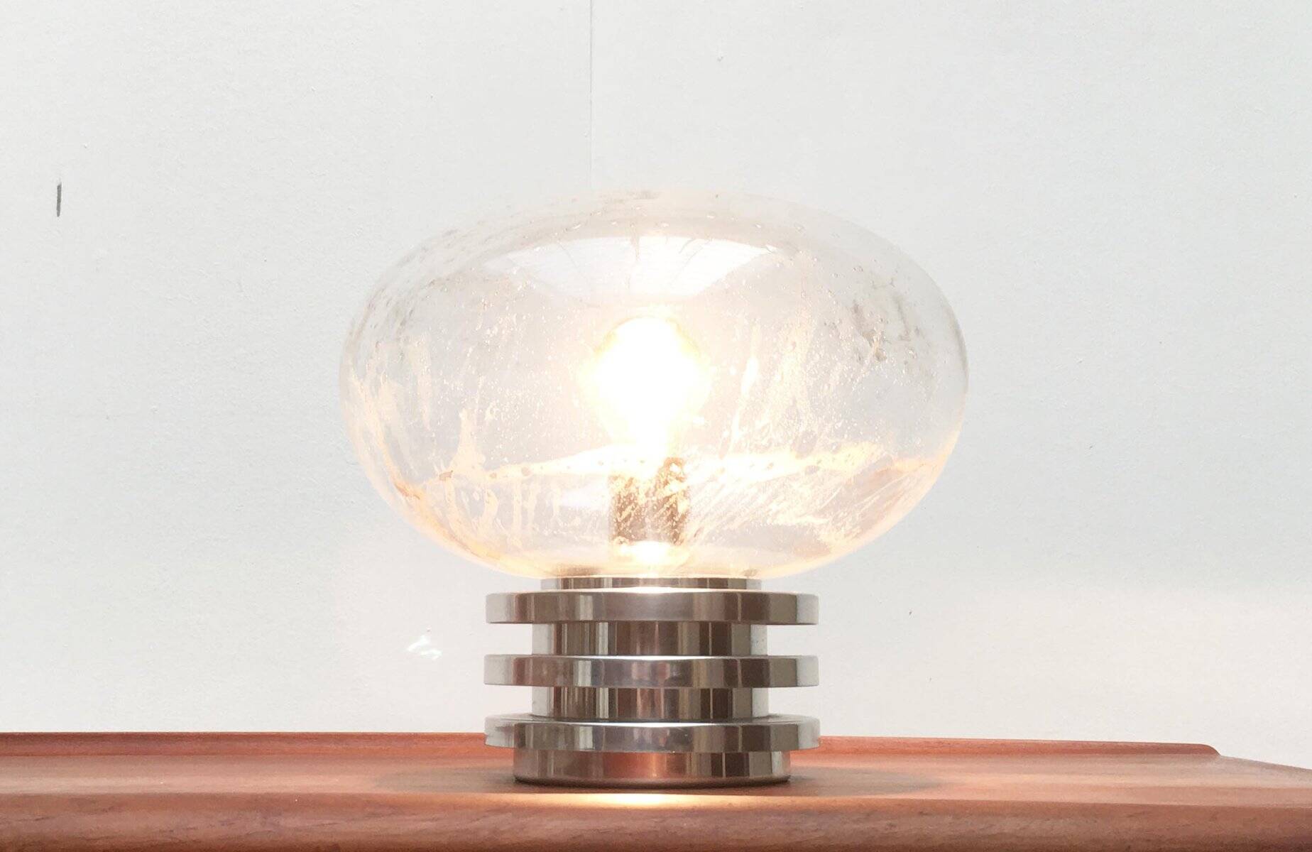 Mid-Century German Bulb Table Lamp from Doria Leuchten, 1970s