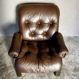 Armchair and ottoman by Oddvin Rykken for Rybo Norway 1974