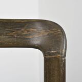 Set of 2 solid beech chairs by Bruno Rey Switzerland 1971