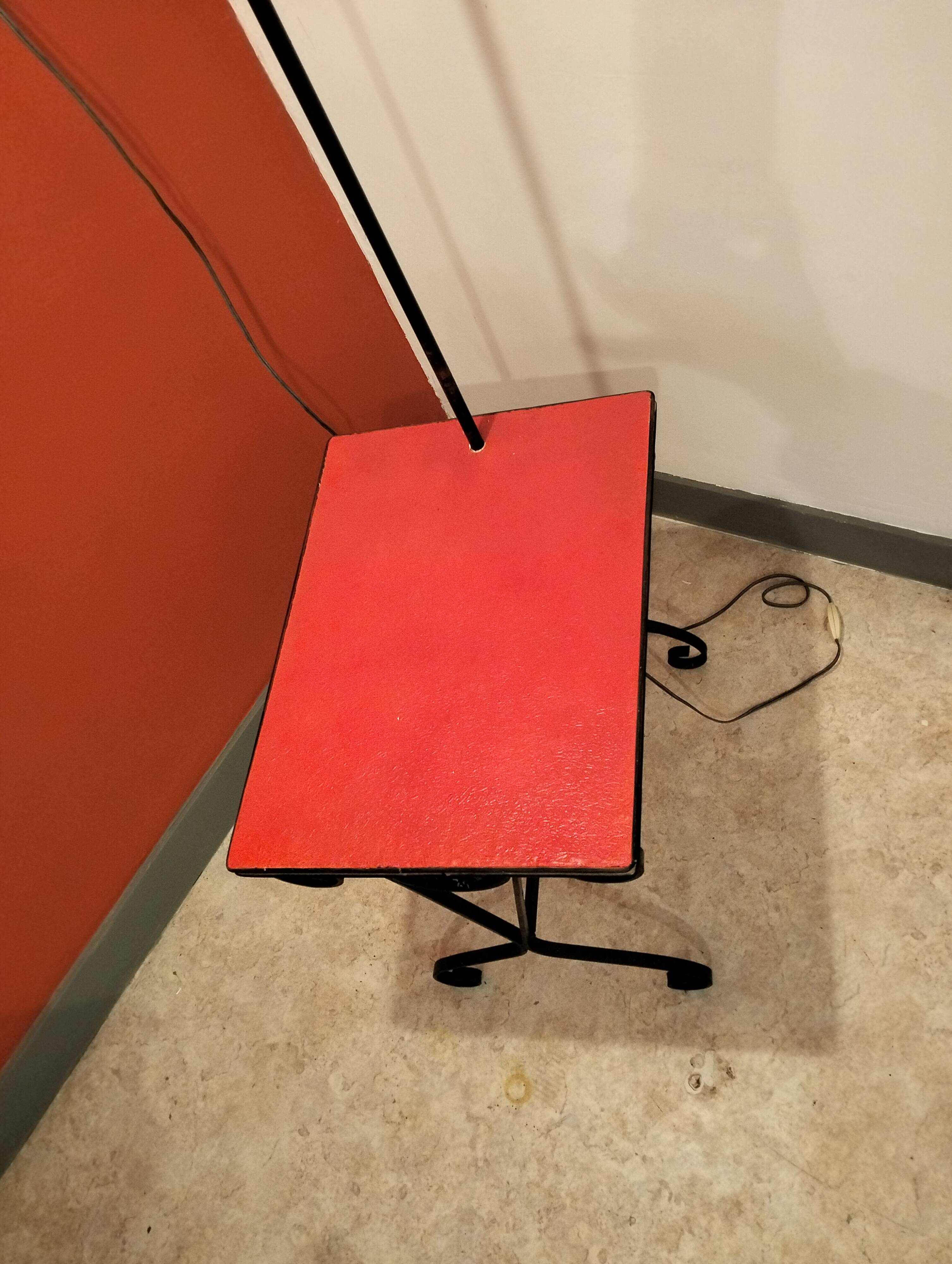 Vintage floor lamp from the 1960s for bedroom or living room.