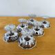 Vintage stainless steel ice cream bowls in a set of 6.