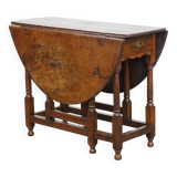 Table à abattants/table pliante ancienne en chêne anglais du 18ème siècle.