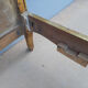Bed frame gilded wood rocaille style