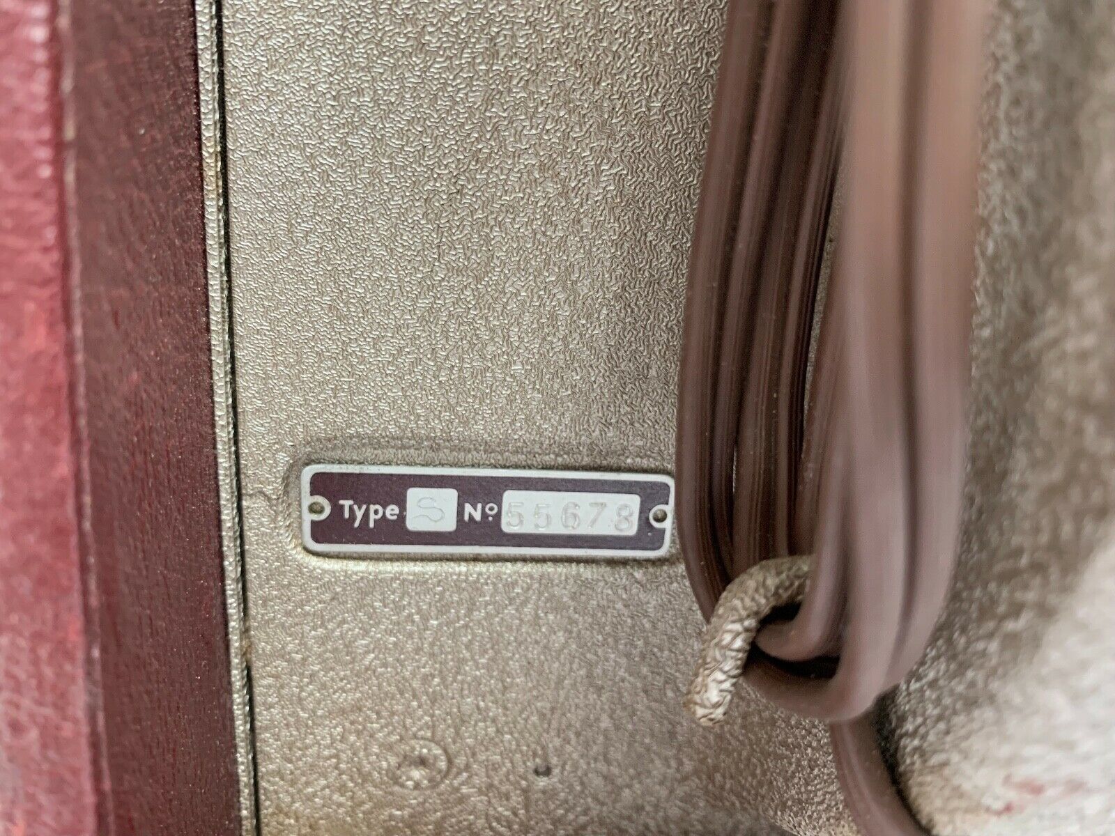 Mallette projector ercsam malex type s no. 55678 objective berthiot