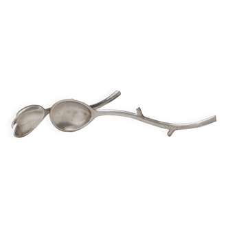 Set de couverts à salade, aluminium, 1990s