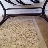 Curved wooden cradle