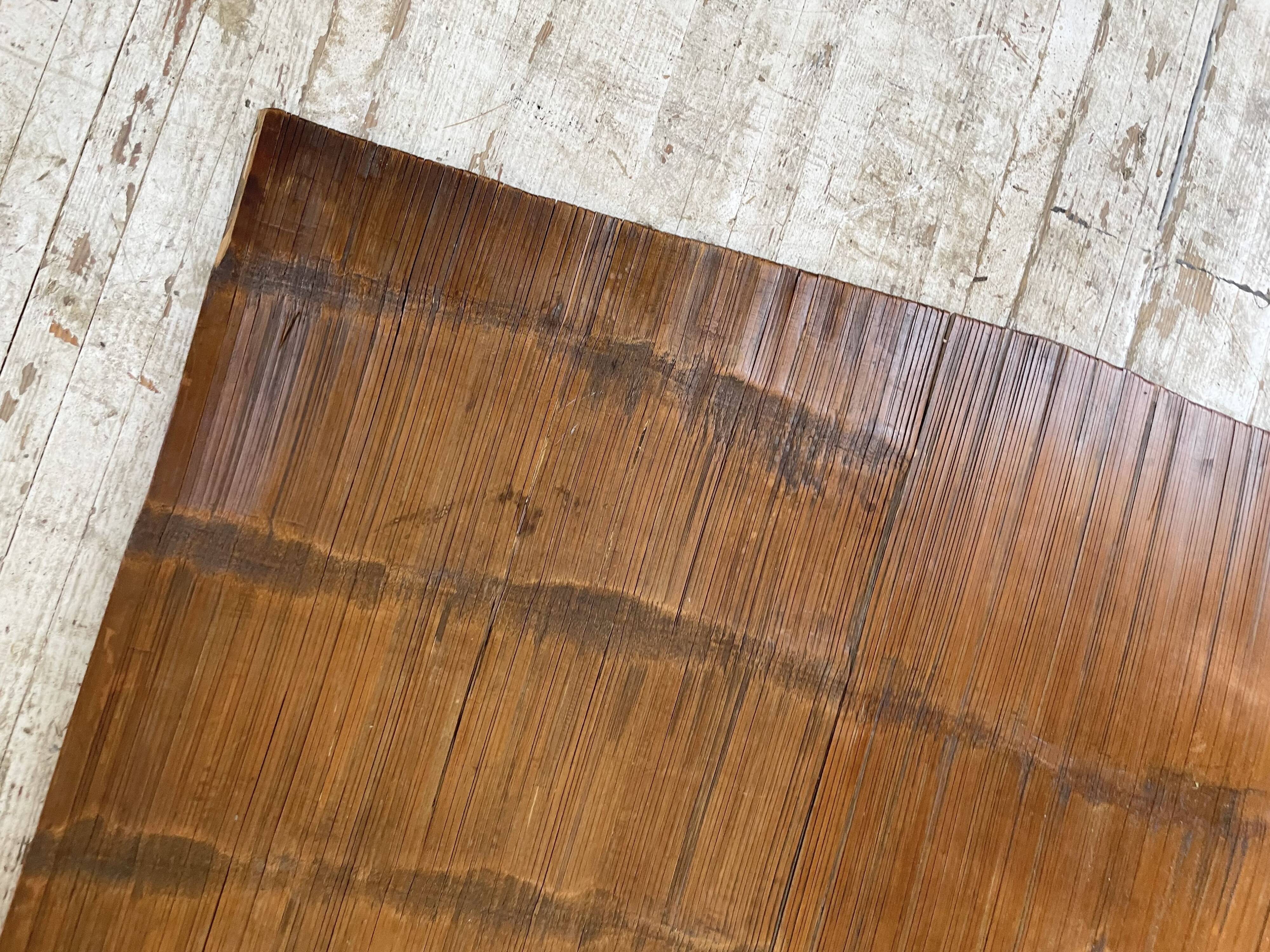 Tapis en bois tribu Akha Birmanie