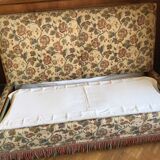 Velvet sofa bed from Genoa and armchairs