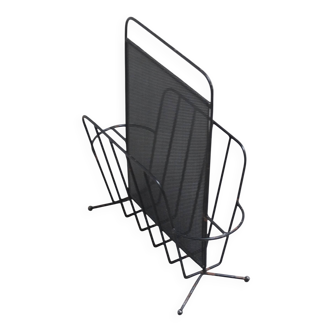 Rare magazine holder by Mathieu Matégot for Artimeta, 1950s