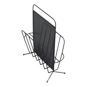 Rare magazine holder by Mathieu Matégot for Artimeta, 1950s