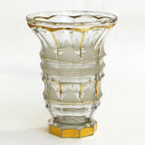 Art Deco vase with golden granite