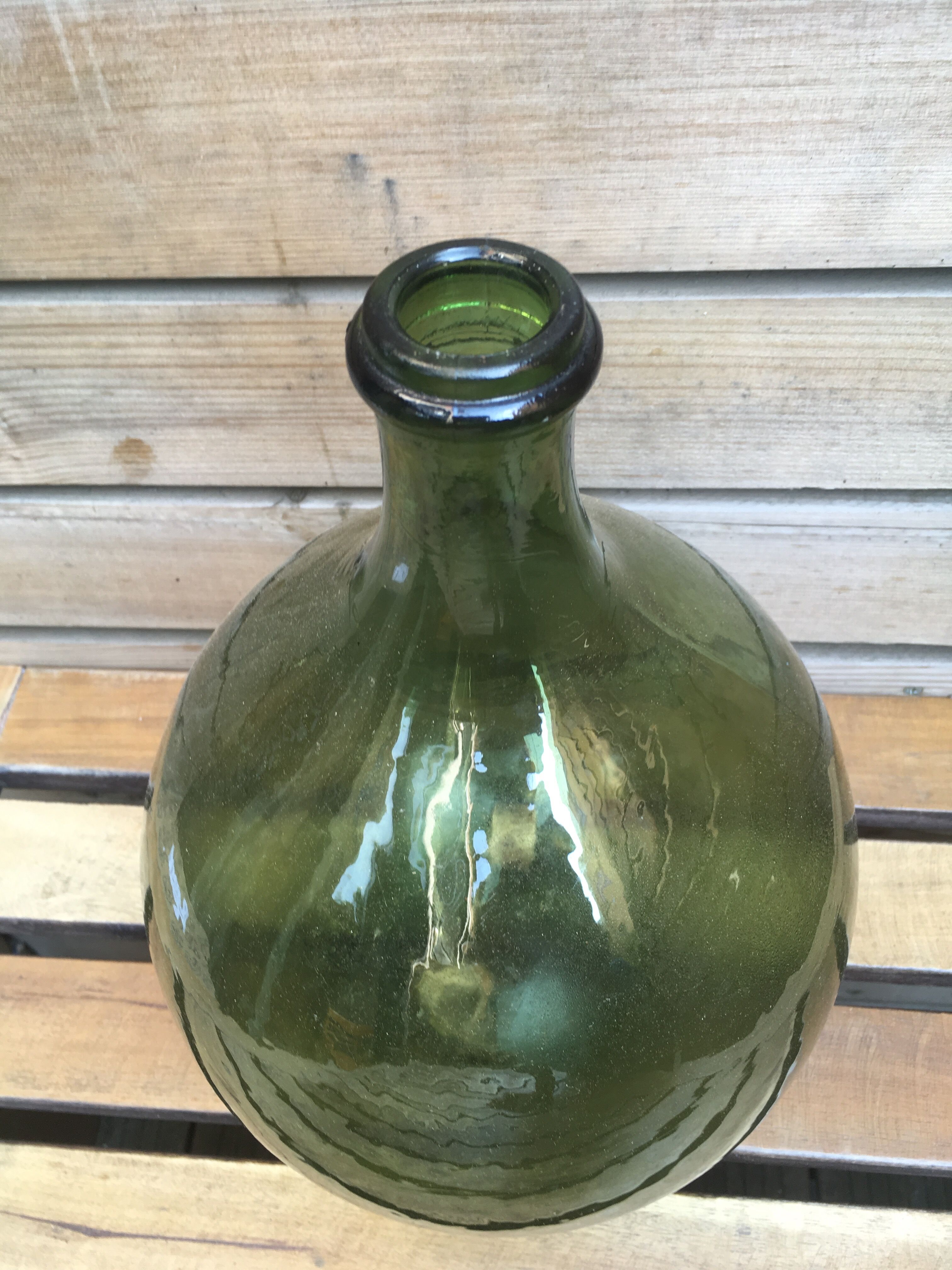 Dame-jeanne verte foncée 6l