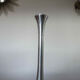 Scandinavian modernist aluminum candle holder in the 70s