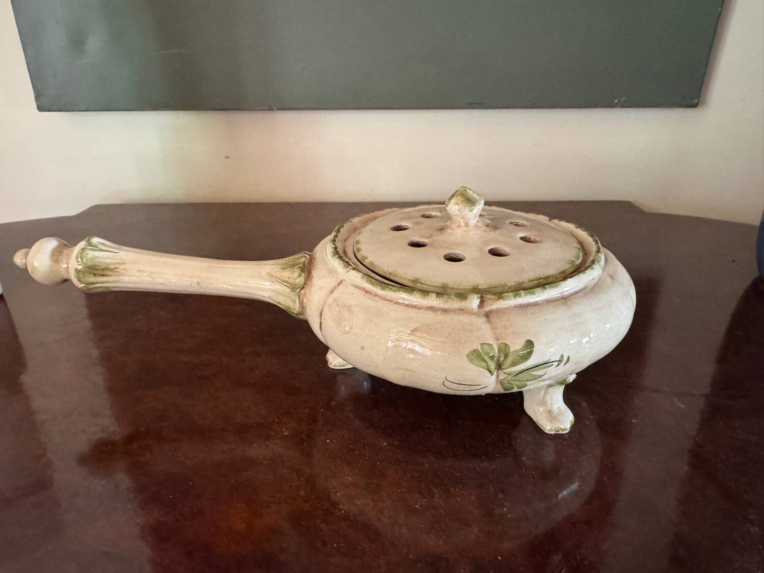 Antique ceramic flower vase