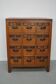 Vintage Dutch Teak Apothecary / Filing Cabinet, 1930s