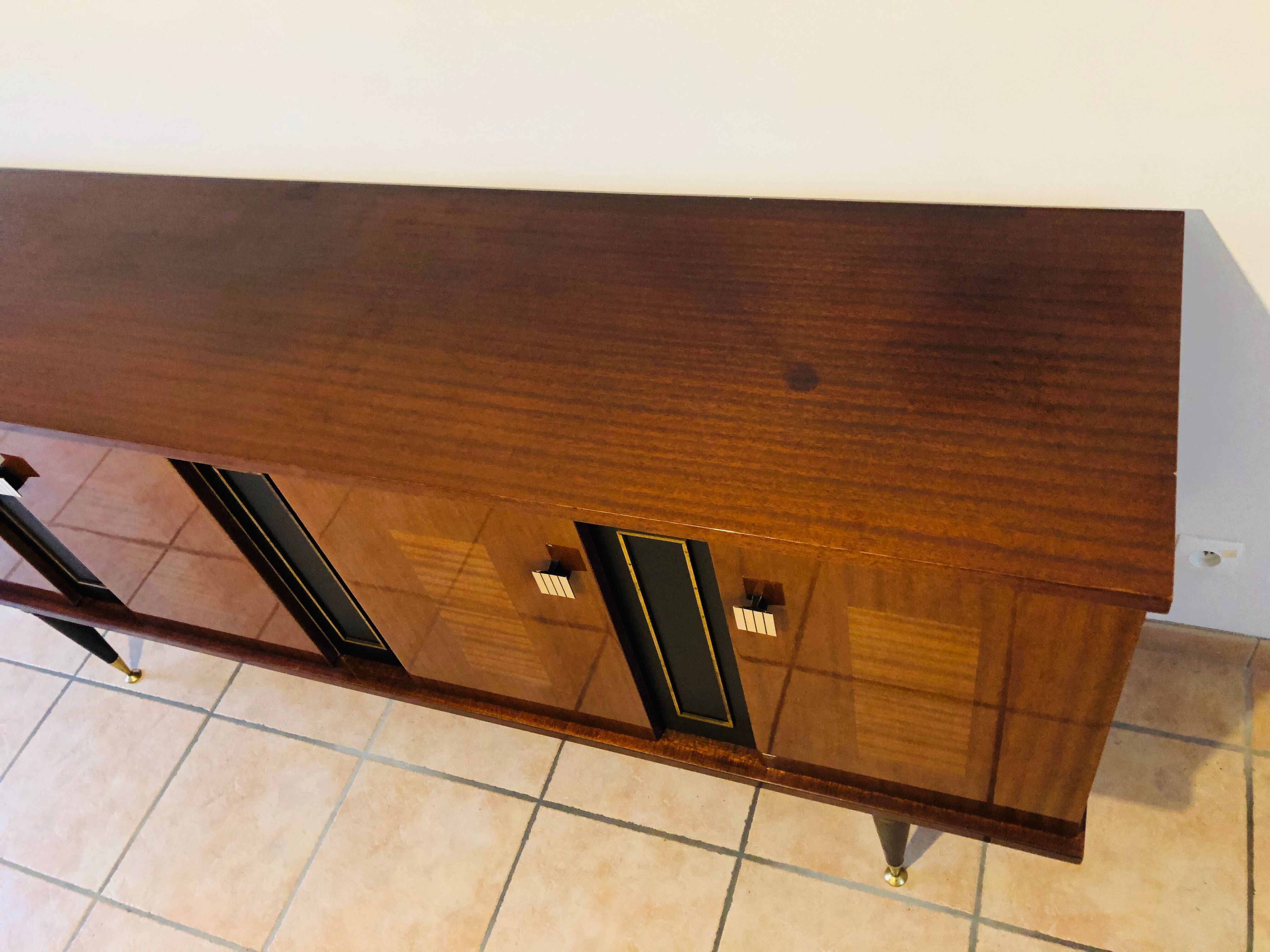 Vintage mahogany line by Unifa 1965