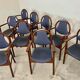 Chaises Baumann vintage Série de 9 fauteuils bridges