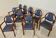 Vintage Baumann chairs, set of 9 bridge chairs