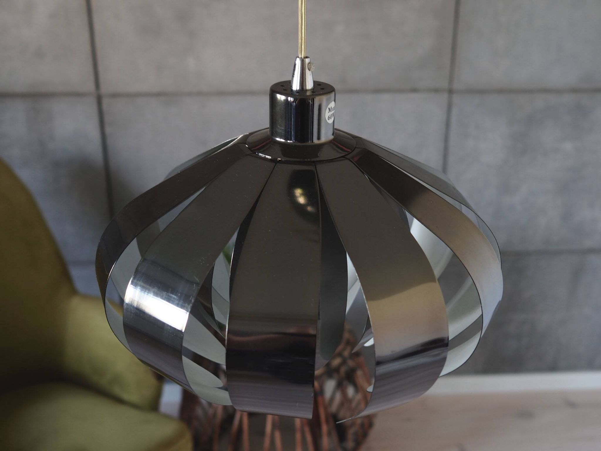 Pendant lamp, Swedish design, 1970s, production: Markslöjd