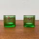 Lime Kivi Votive Candle Holder Marimekko by Heikki Orvola for Iittala, set of 2