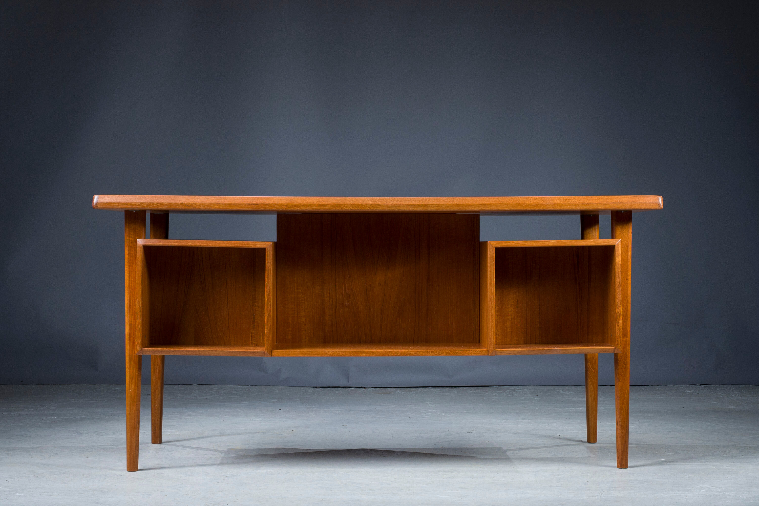 Danish Teak Desk by Peter Lovig Nielsen for Hedensted Mobelfabrik, 1961