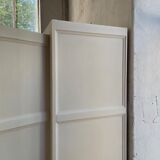 White and green cutter cabinet