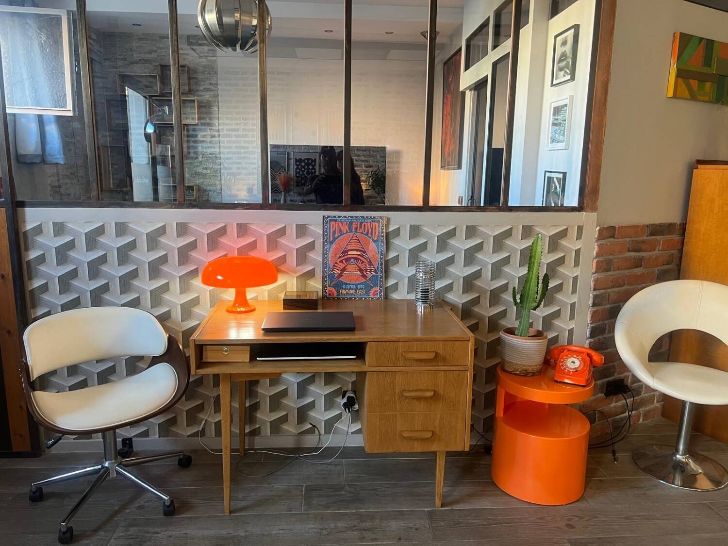 Vintage Scandinavian style desk