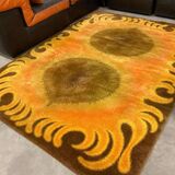 Tapis / tapis vintage de l’ère spatiale