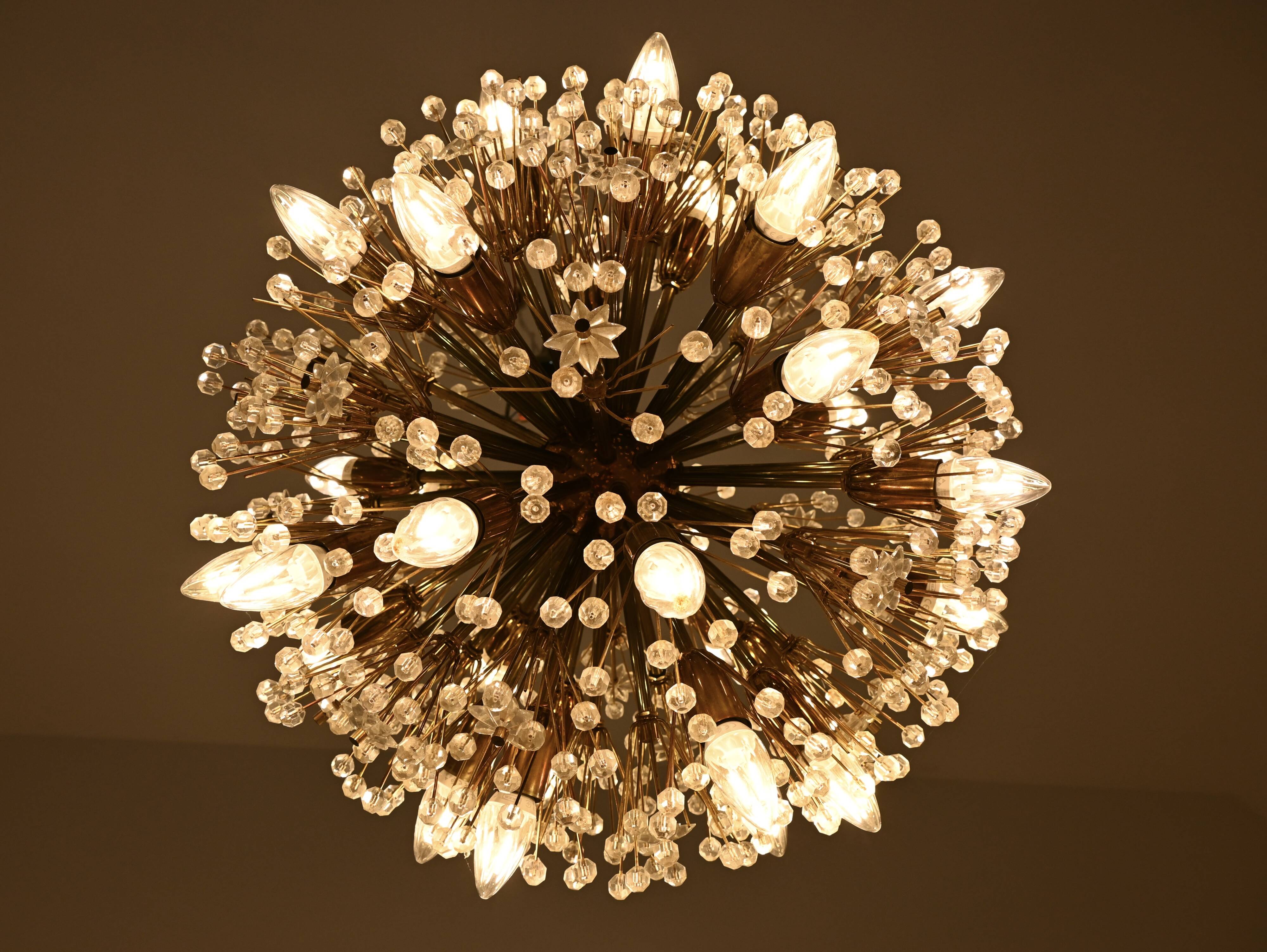 Chandelier by Emil Stejnar for Rupert Nikoll, 1950s
