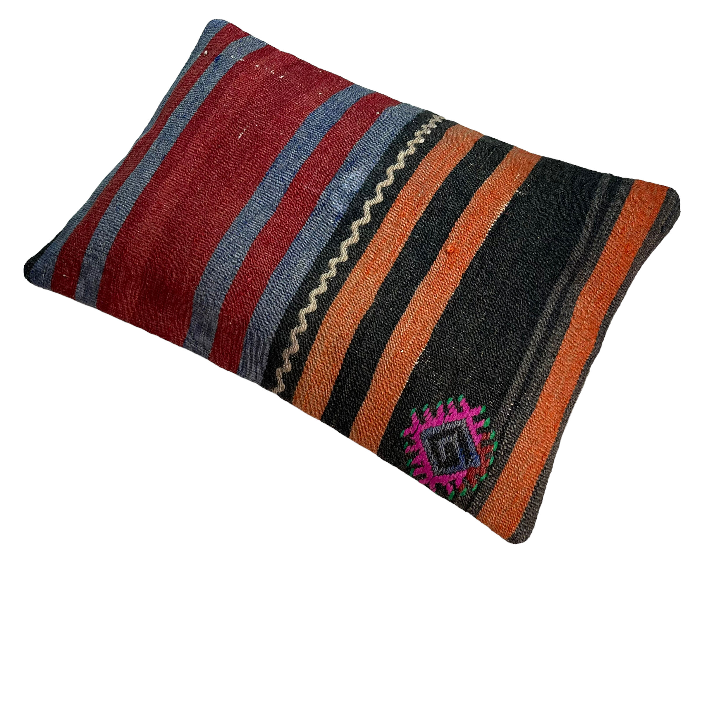 Vintage turkish handmade cushion cover , 30 x 50 cm