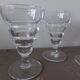 Old glasses from the clairet France glassworks