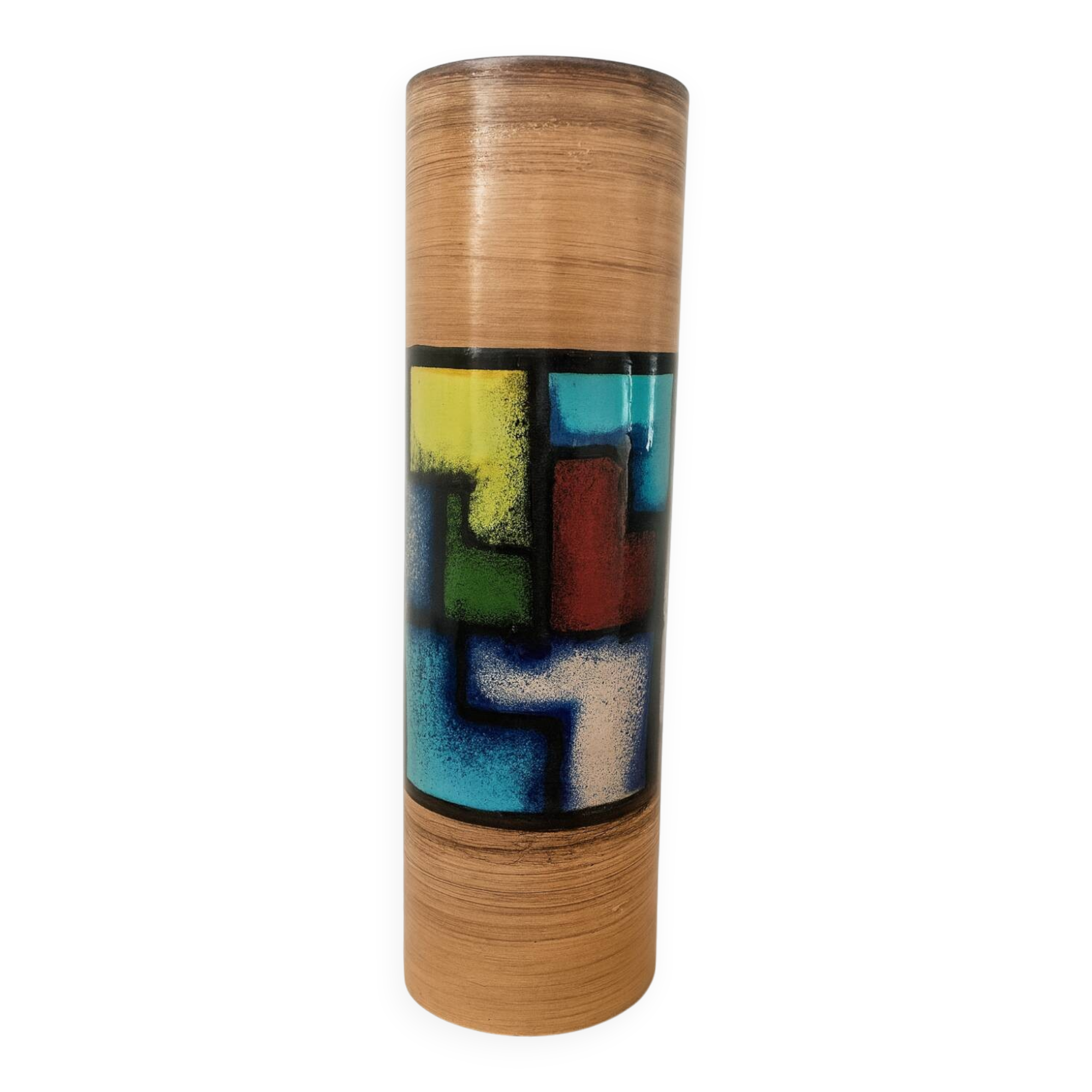 Vase en céramique Bitossi du milieu du siècle par Aldo Londi – Italie, modèle 837597,