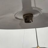 Enameled sheet metal pendant lights