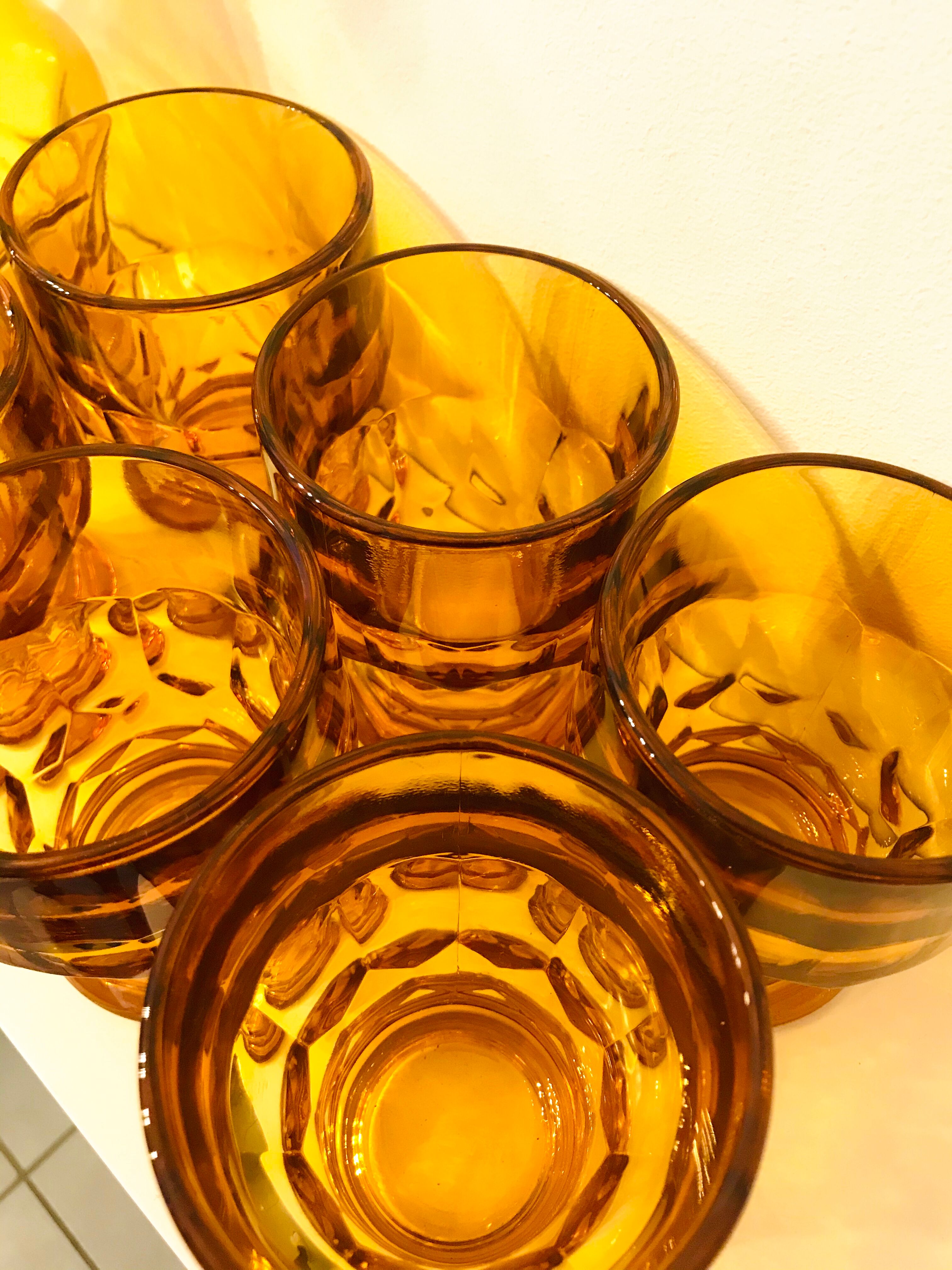 Vintage orangeade service