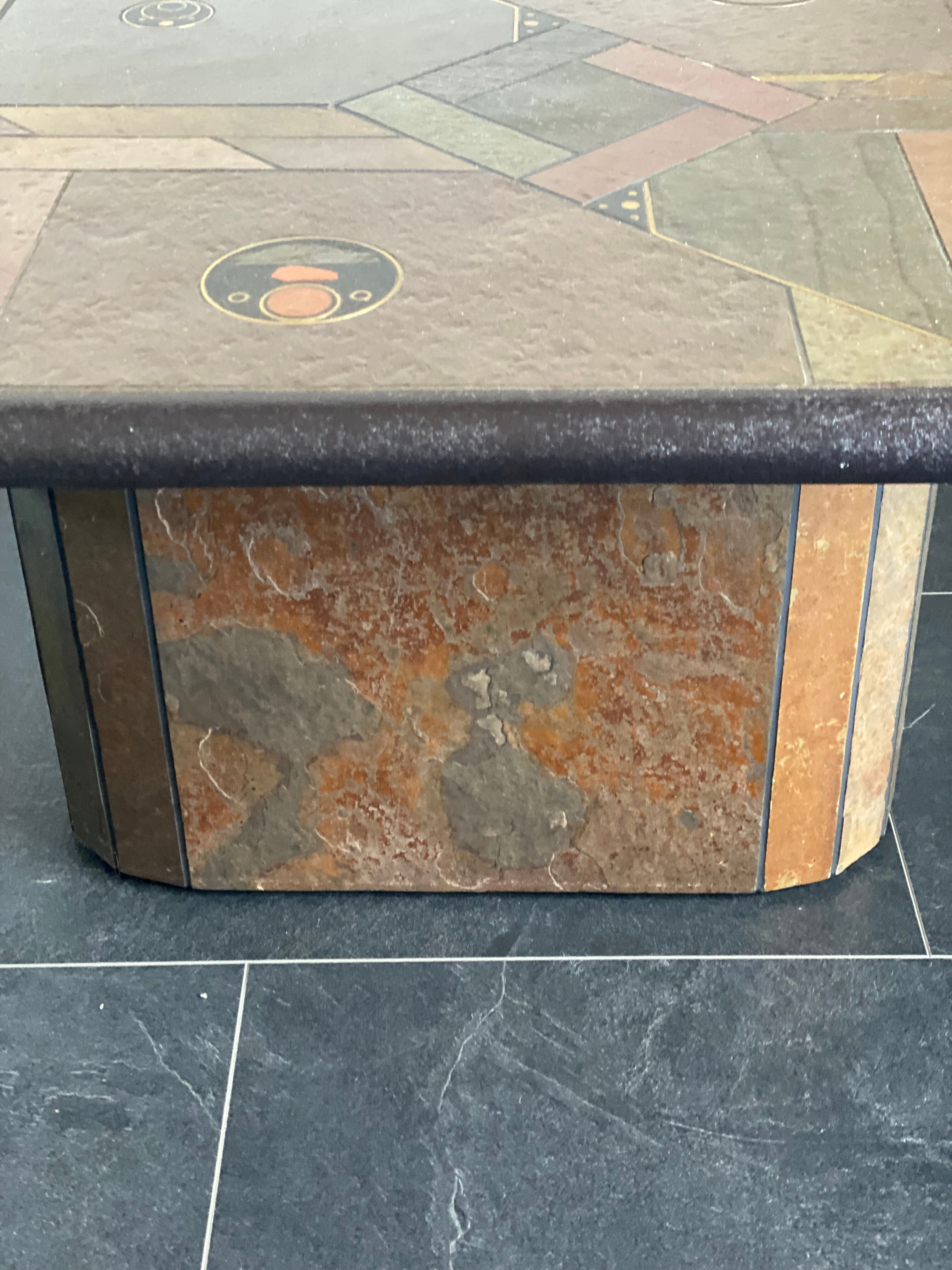 Brutalist Style Salon Table by Paul Kingma