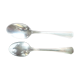 12 small silver-plated metal spoons Cristofle