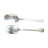 12 small silver metal spoons Cristofle