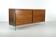 Teak sideboard with glass legs, France - 1990s