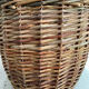 Raw wicker basket