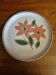 Round serving dish vintage Faïence from Lunéville St Clément 1970s Diameter