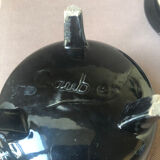 Flamed sandstone pan signed Gaubier