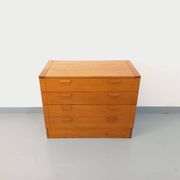 Vintage pine chest of drawers from the 1970s.