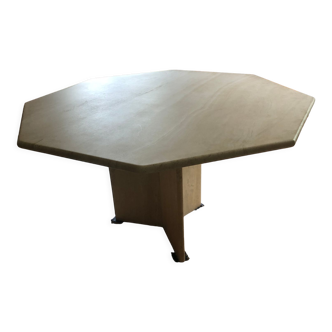 Travertine dining table brand roset