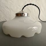 Vintage opaline hanging lamp