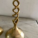 Pair of brass candlesticks