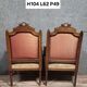 Pair of finely carved armchairs in the Louis XVI style
