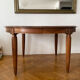 Extendable wooden table